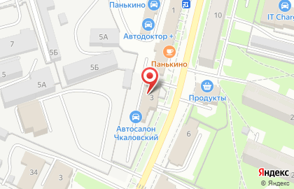 Avtocentr на улице Чкалова на карте