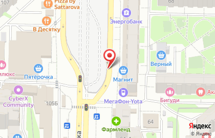 Бистро на ул. Юлиуса Фучика, 72г на карте
