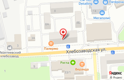 Магазин Мебелидоманет на Хлебозаводской улице на карте
