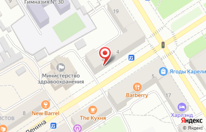 Государственное юридическое бюро Республики Карелия на проспекте Ленина на карте