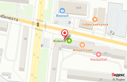 Аптека Живика в Екатеринбурге на карте