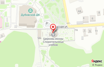 Воскресная школа, Храм в честь иконы Божией Матери Спорительница хлебов на карте