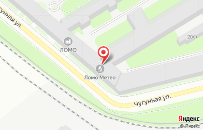 Студия дизайна на Чугунной улице на карте