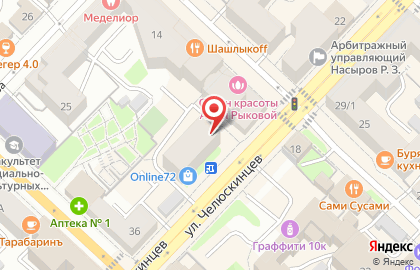 Стоматология Белый слон на улице Челюскинцев на карте