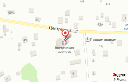 Храм Введения Пресвятой Богородицы на карте