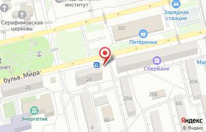 Магазин по продаже фруктов и овощей в Невинномысске на карте