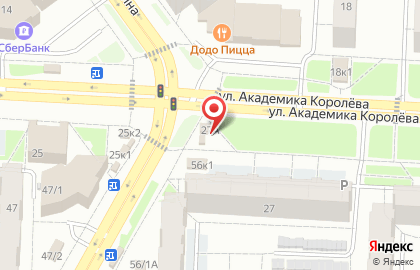 МегаФон на улице Академика Королёва на карте
