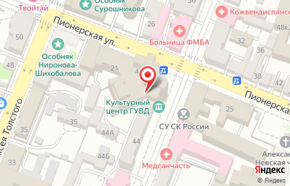 Культурный центр ГУ МВД России по Самарской области на карте