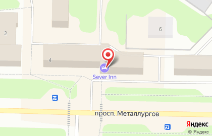 Кафе Ани на проспекте Металлургов на карте