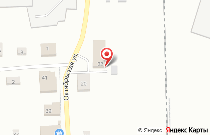 Сеть минимаркетов Торсел на Октябрьской улице на карте