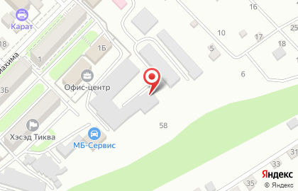 Компания КомплектСтрой на улице Осоавиахима на карте