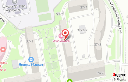 Салон-парикмахерская Изюминка на улице Скобелевской на карте