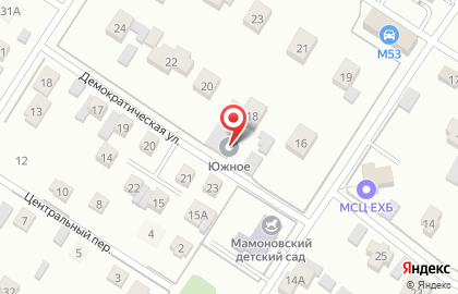 Южное, тепличное хозяйство, ИП Ларионова И.В. на карте