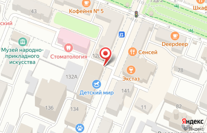 Студия растительной косметики Yves Rocher на Советской улице на карте