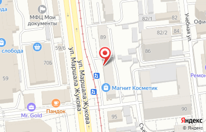 Ремонтная мастерская Прогресс на улице Маршала Жукова на карте