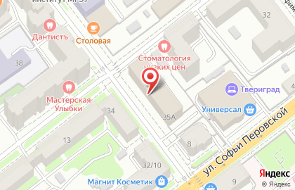 Штурм на улице Дмитрия Донского на карте