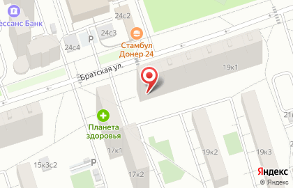 Район Новогиреево Совет пенсионеров, ветеранов войны, труда, Вооруженных Сил и правоохранительных органов на Братской улице на карте