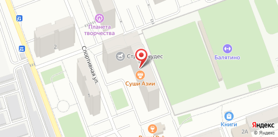 Ветеринарная клиника ТИМ на Спортивной улице на карте