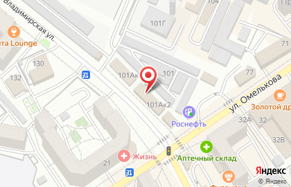 Сервисная фирма на Владимирской улице на карте