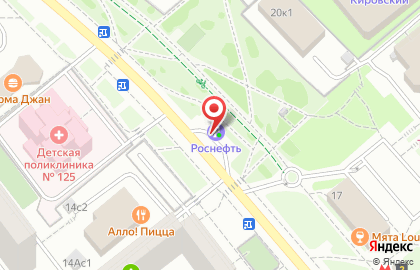 Технический центр Роснефть на Костромской улице на карте