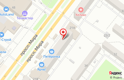 Торгово-производственная фирма Азбука окон на улице Мира на карте