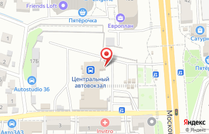 Киоск по продаже хлебобулочных изделий в Коминтерновском районе на карте