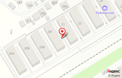 Рублевский, ООО Бозиева на карте
