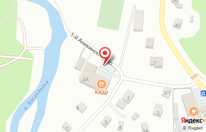 Кедр на карте