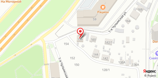 Сауна НБ на 1-й Чулымской улице на карте