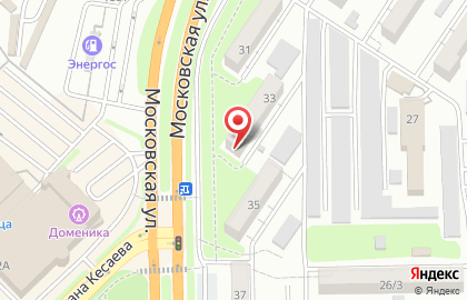 Магазин Березка на Московской улице на карте