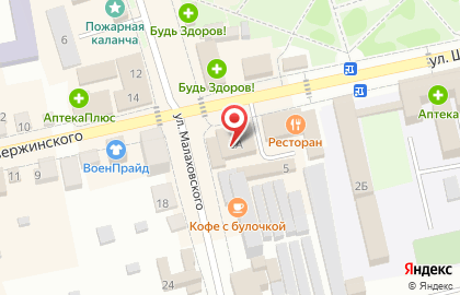 Служба доставки цветов Flogoods на улице Шолохова в Богучаре на карте