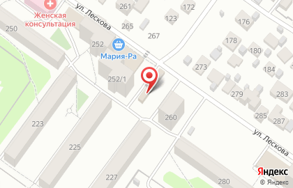 Октябрьский район Киоск по продаже фруктов и овощей в Октябрьском районе на карте