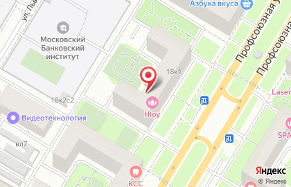 ЗАО КБ Росинтербанк на Профсоюзной улице на карте