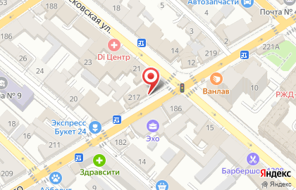 Магазин домашнего текстиля Непроспи на Московской улице на карте