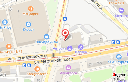 Компания по продаже пиломатериалов БалтЛесБрус на Пролетарской на карте