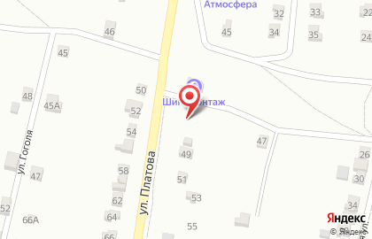 Шиномонтажная мастерская в Ростове-на-Дону на карте