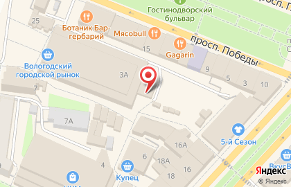Магазин футболок на улице Мира на карте