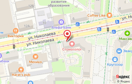 Салон красоты Соло на улице Николаева на карте