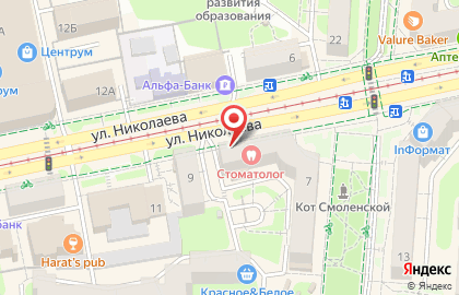 Салон красоты Соло на улице Николаева на карте