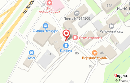 Магазин Ларец в Индустриальном районе на карте