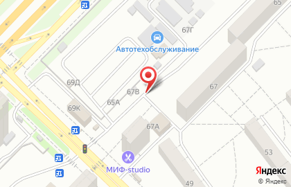 Шиномонтажная мастерская на Георгия Димитрова на карте