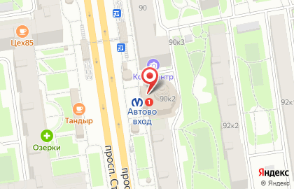 Мегафон в Кировском районе на карте