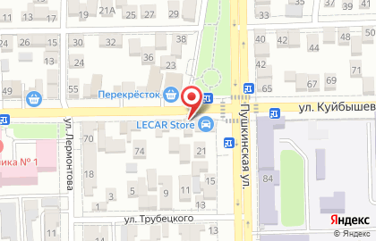 Багетная мастерская на улице Куйбышева на карте