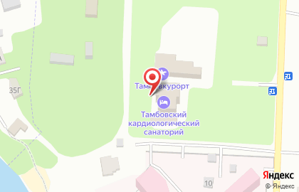 Санаторий Тамбовский кардиологический санаторий в Тамбове на карте