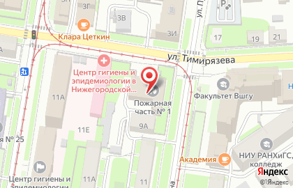 Пожарная Часть # 1 гу мчс России на карте