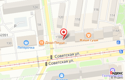 Микрокредитная компания Центрофинанс на Советской улице на карте
