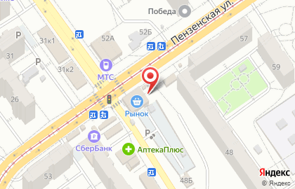 Мясная лавка, ИП Воробьев Д.Ю. на Владимирской улице на карте