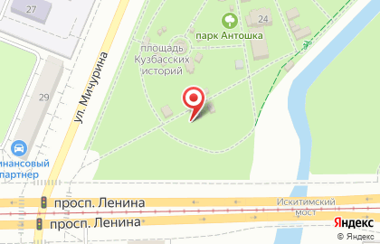 Веревочный парк Йети на улице Мичурина на карте
