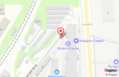 Автостоянка в Кирове на карте