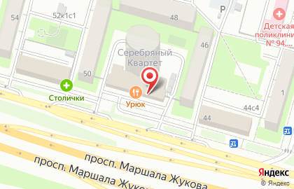 Банкомат Росбанк на проспекте Маршала Жукова на карте